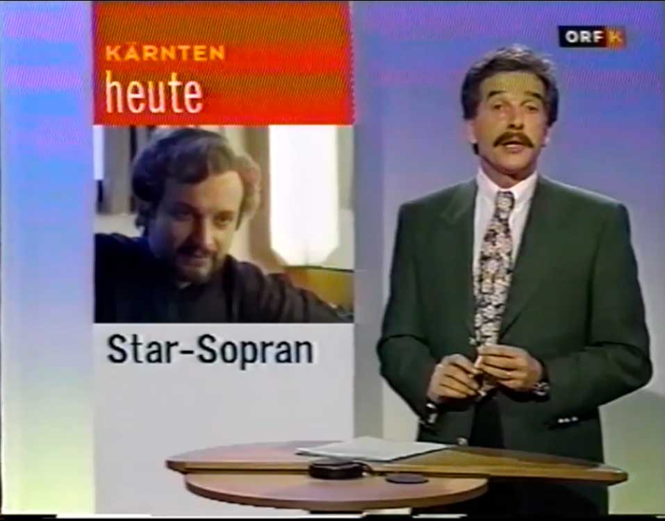 Star-Sopran Arno Raunig TV